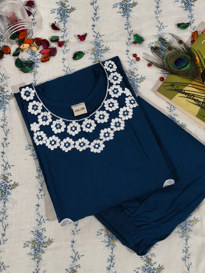 Anjanam Neelambari Co-ord set