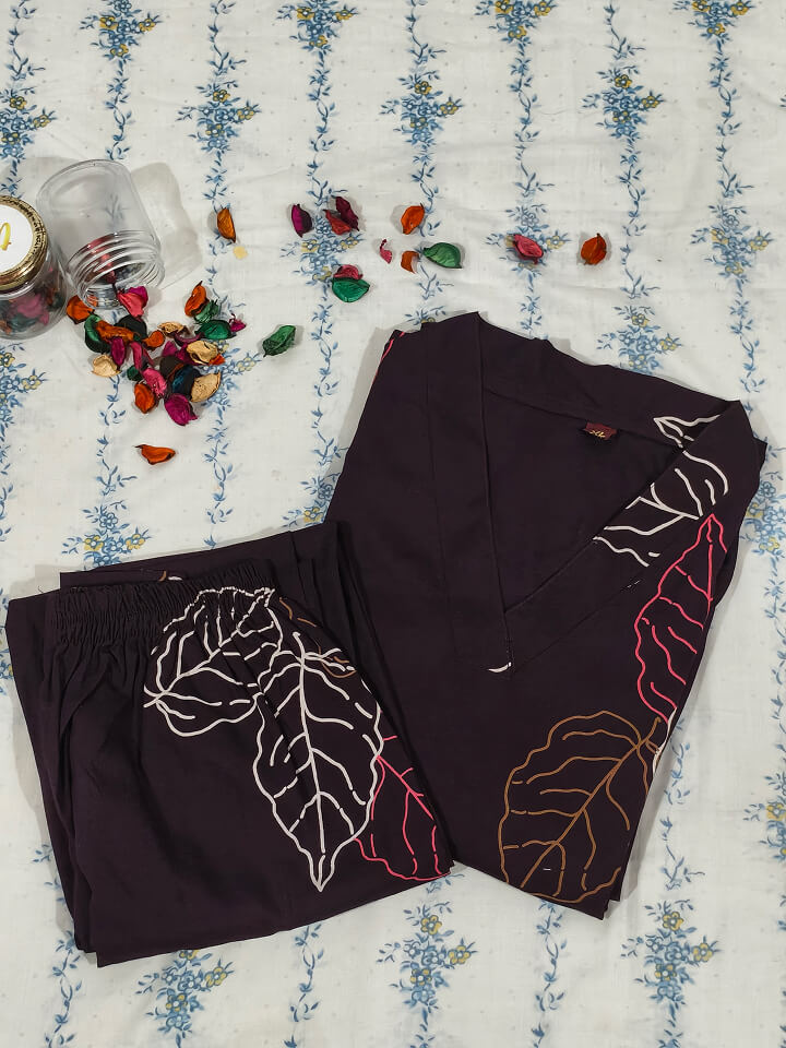 Anjanam Leaf & Loom Co-ord Set