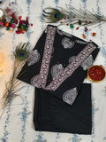 Anjanam Kaarmukil Top & Bottom Set