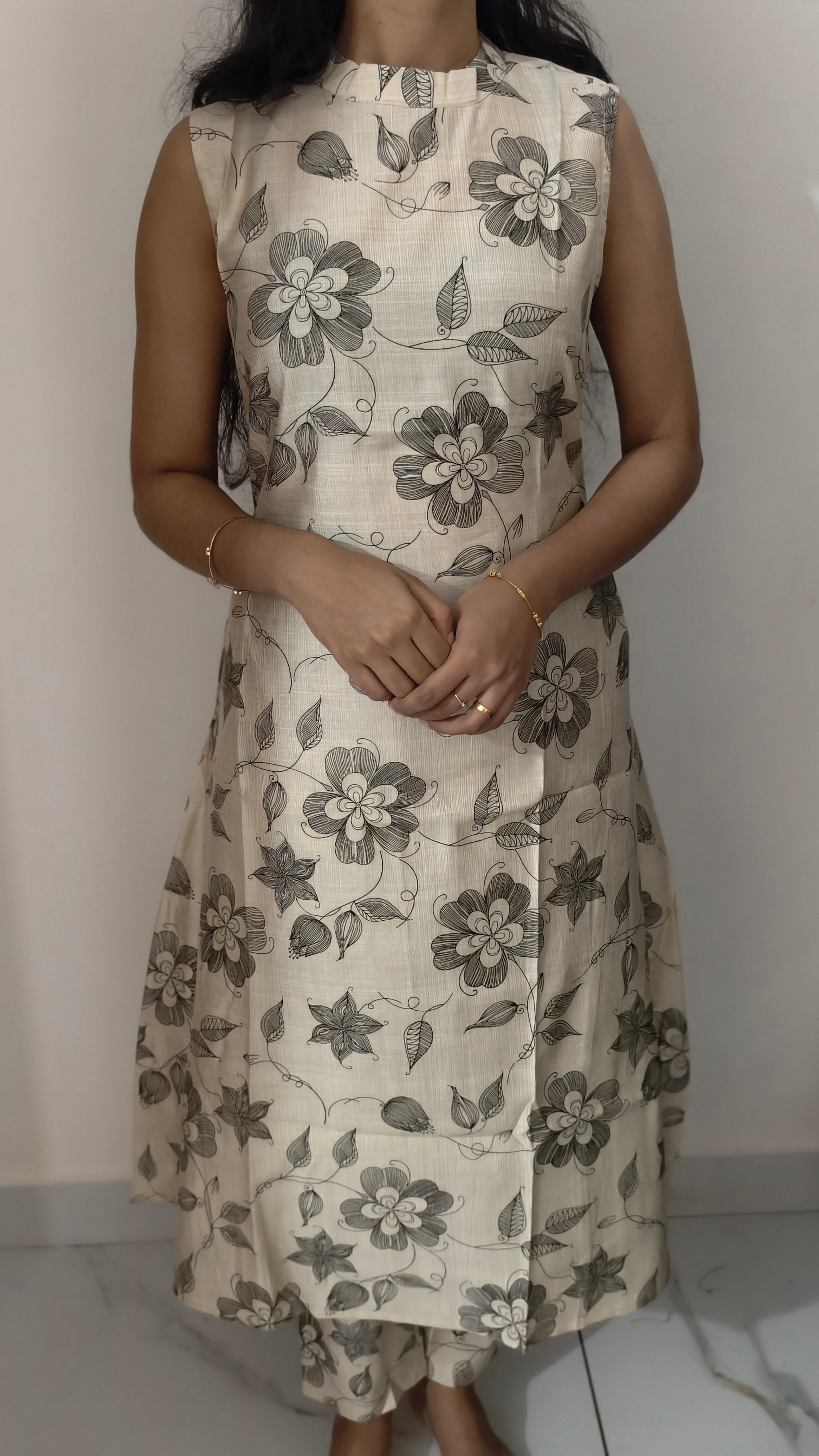 Anjanam Ivory Bloom Co-Ord Set