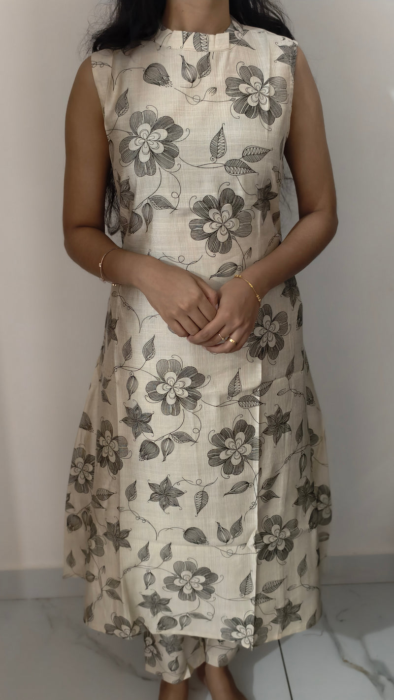 Anjanam Ivory Bloom Co-Ord Set