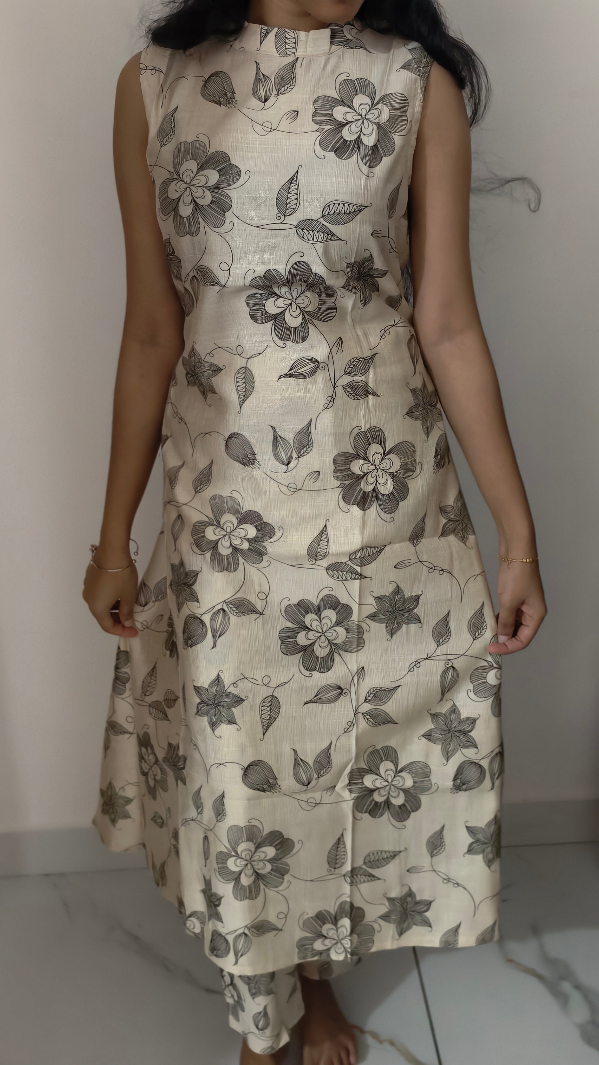 Anjanam Ivory Bloom Co-Ord Set