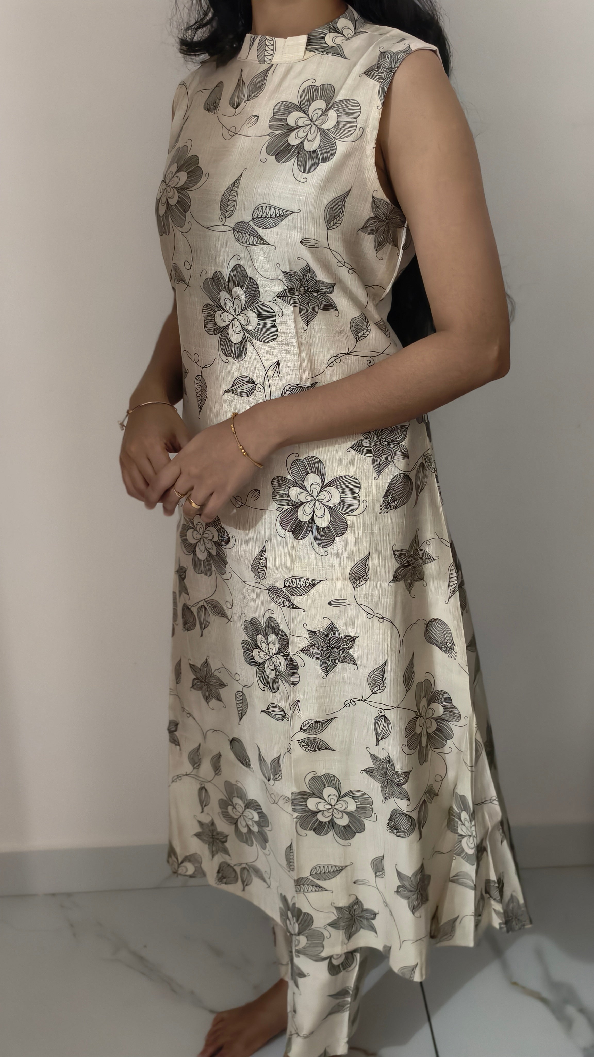 Anjanam Ivory Bloom Co-Ord Set