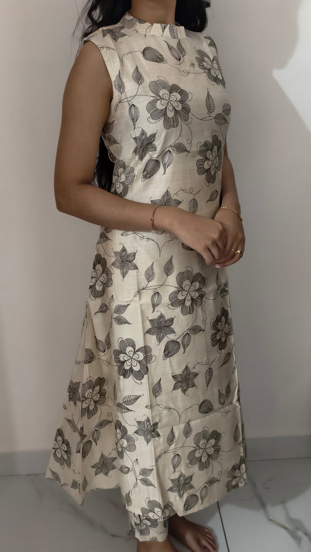 Anjanam Ivory Bloom Co-Ord Set