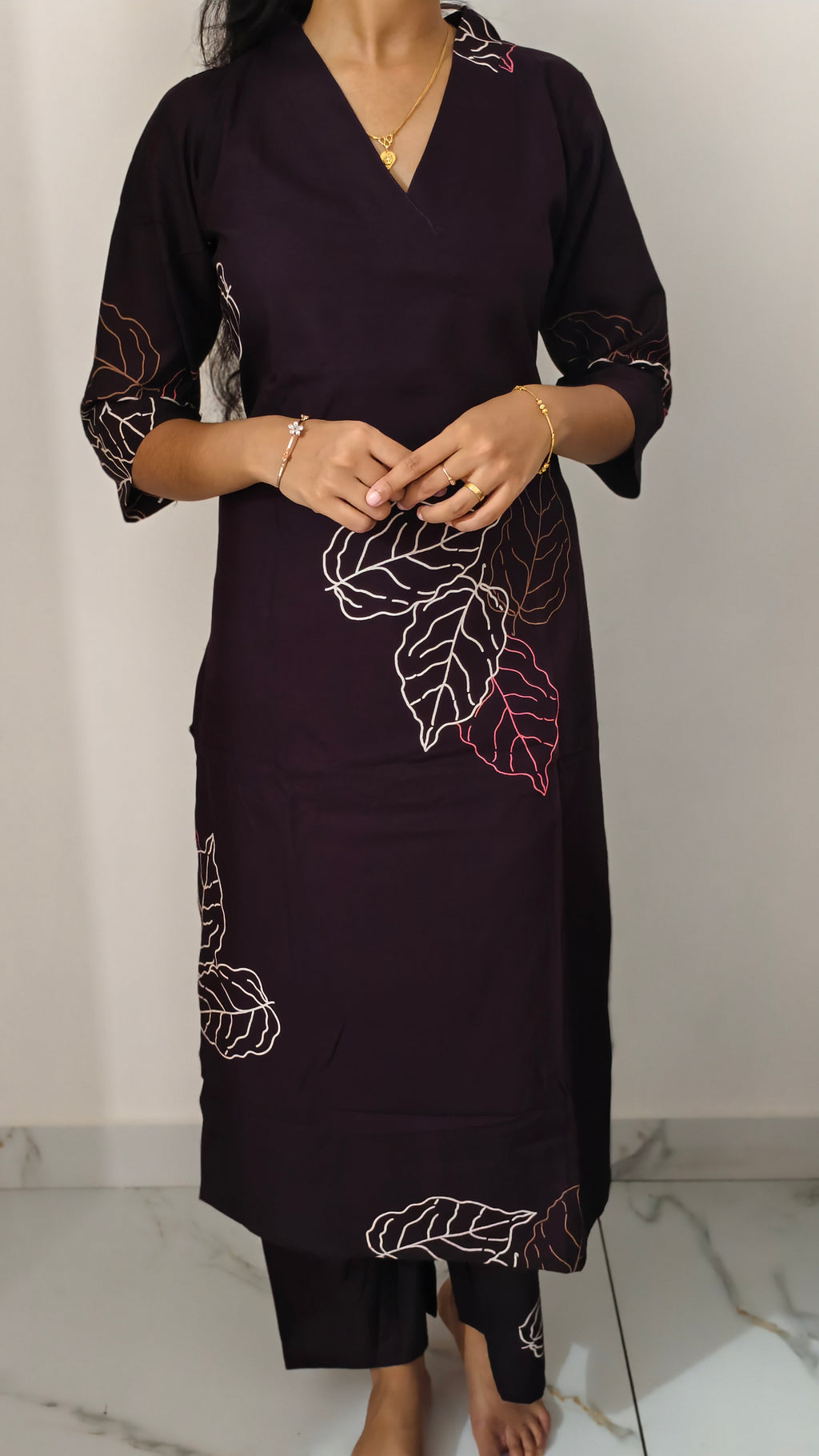 Anjanam Leaf & Loom Co-ord Set