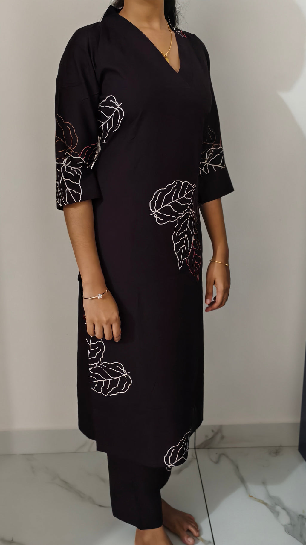 Anjanam Leaf & Loom Co-ord Set