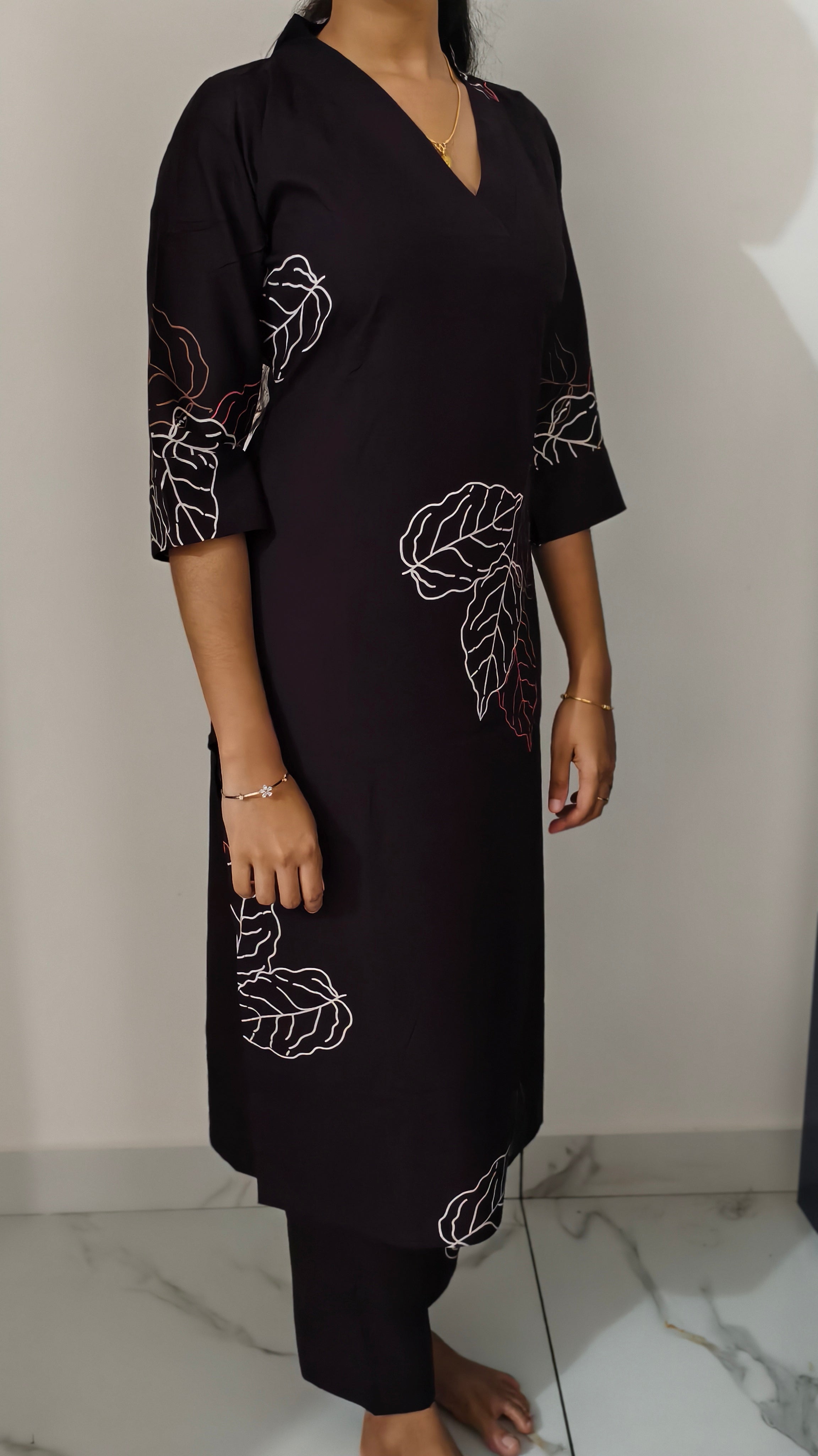 Anjanam Leaf & Loom Co-ord Set