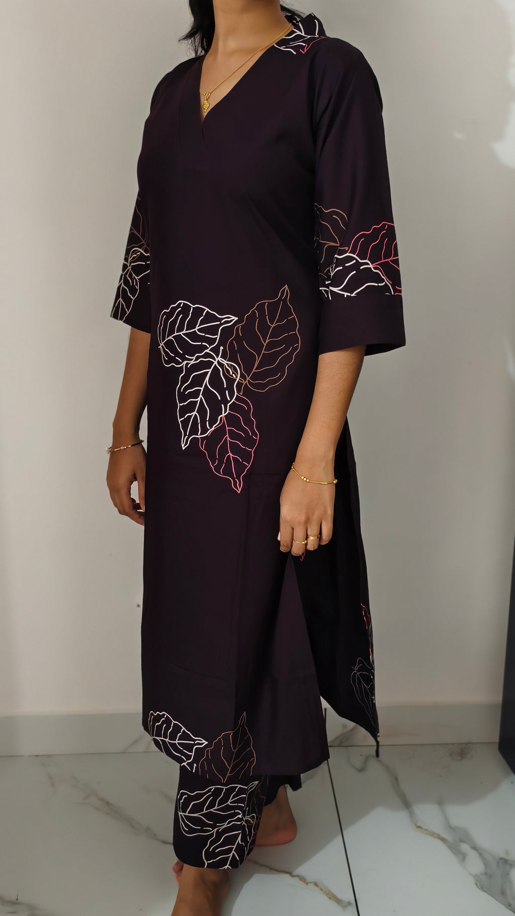Anjanam Leaf & Loom Co-ord Set