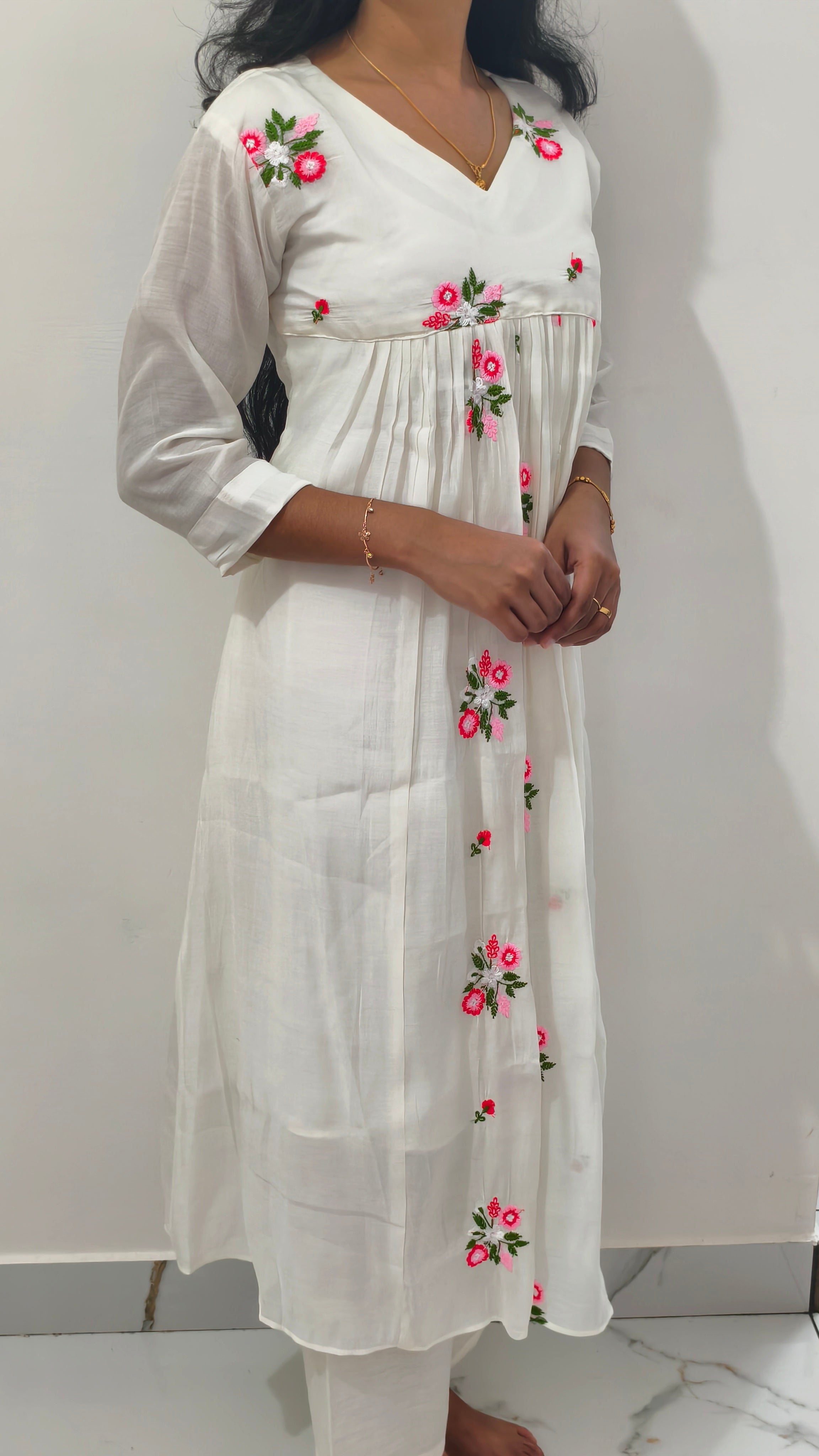 Anjanam Berry Blossom Co-ord Set